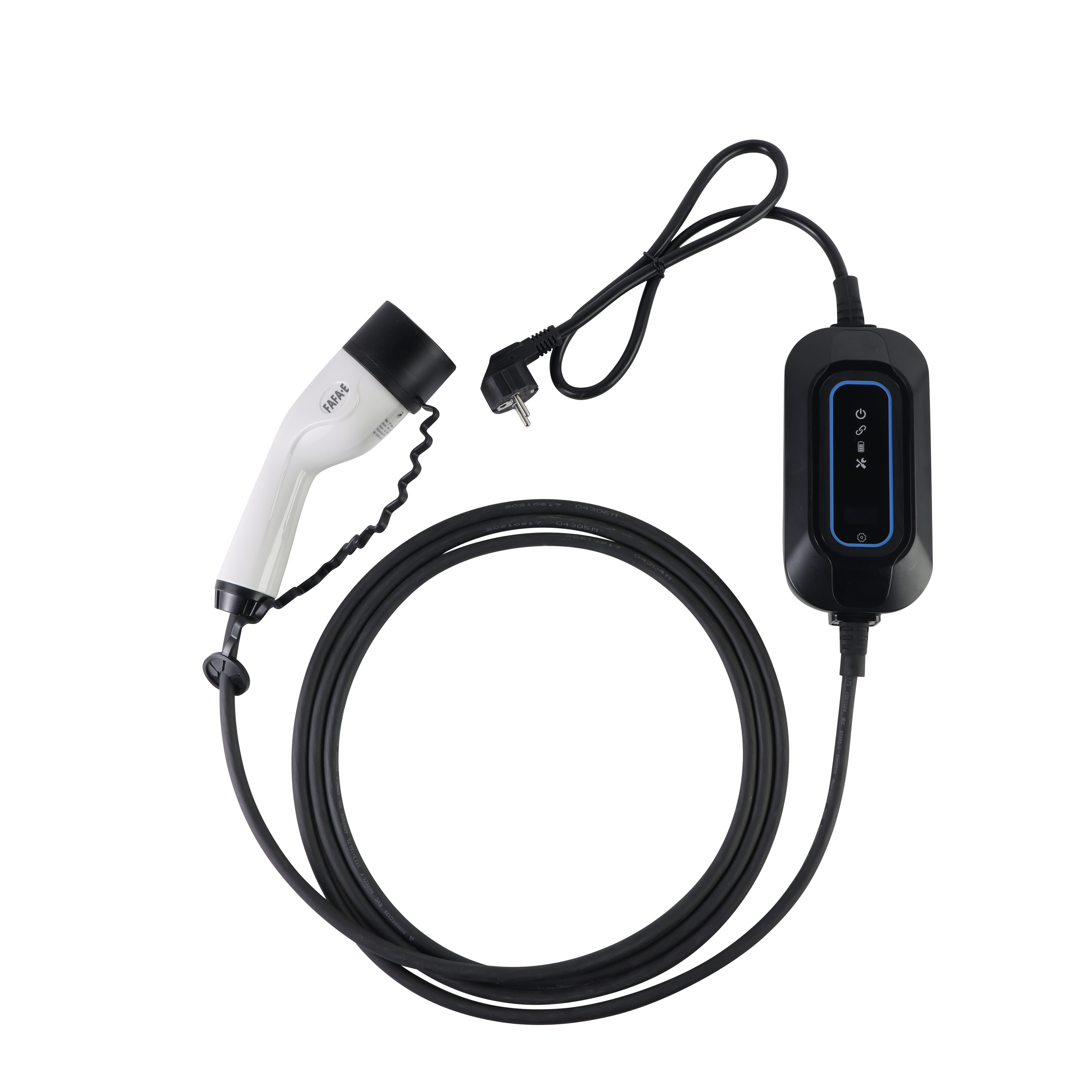 FaFa-e offers EU 16A Mode 2 portable charger Type 2 ev charger